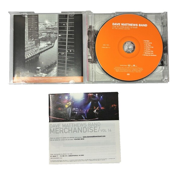 Dave Matthews Band Live in Chicago 12-19-98 at the United Center CD Tested - Picture 3 of 9
